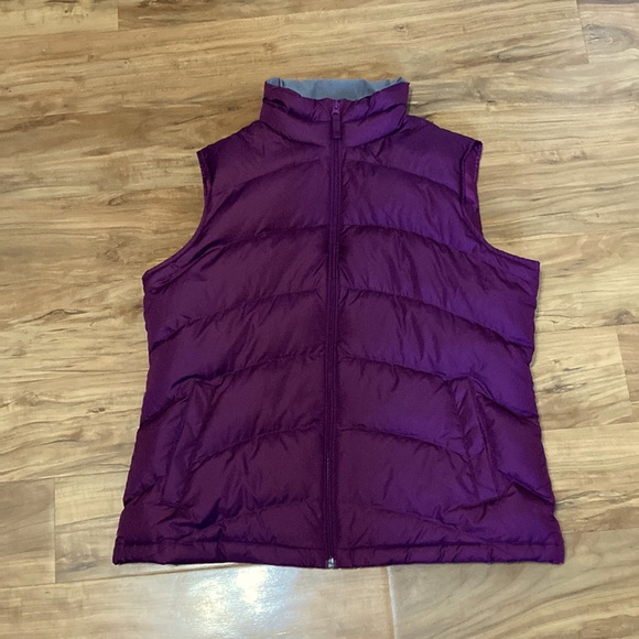 Lands' End Jackets & Coats Lands End Purple Down Puffer Vest Poshmark